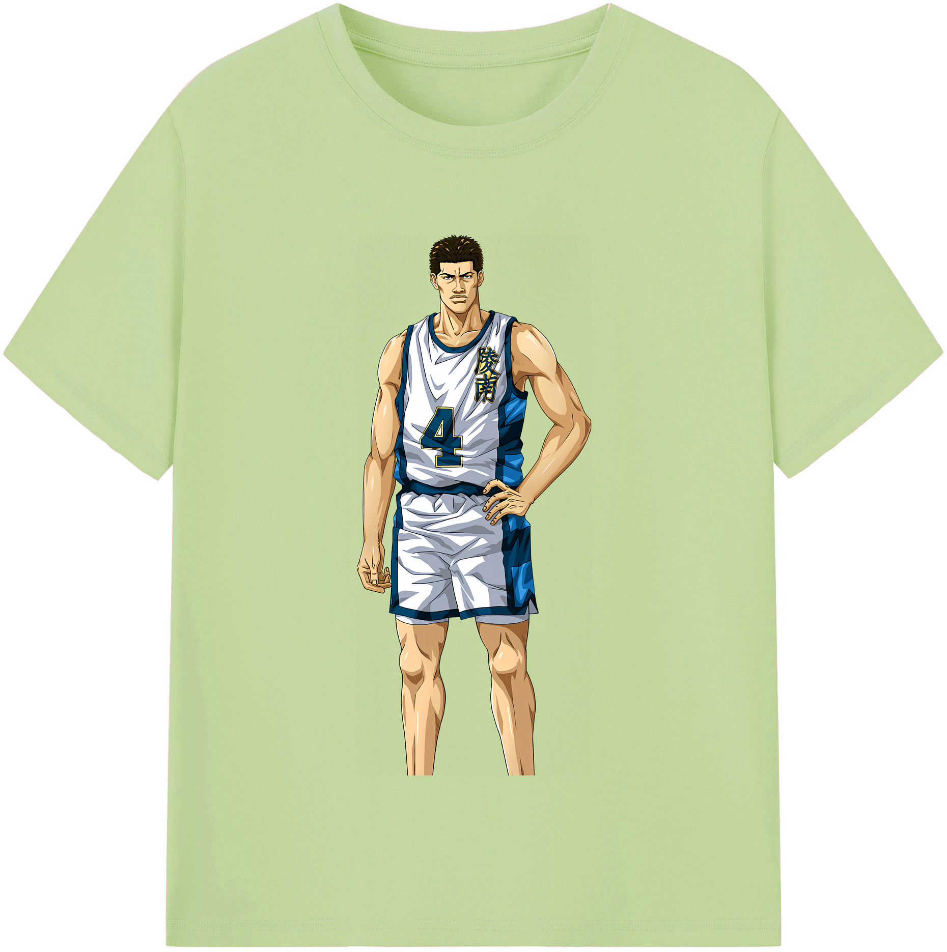 SLAM DUNK／スラムダンク 綿100％半袖Tシャツ（フロントプリント）